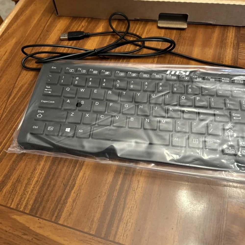 msi keyboard and mouse Black New‎